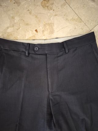 Traje caballero azul marino