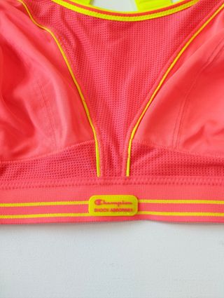 Sujetador deportivo Champion rosa-amarillo