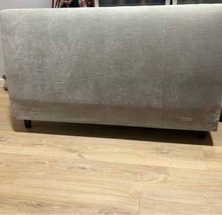 Cabecero cama 150cm beige/gris