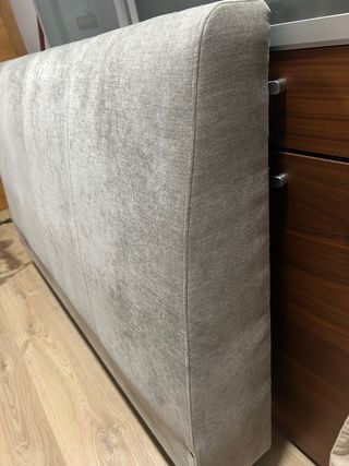 Cabecero cama 150cm beige/gris