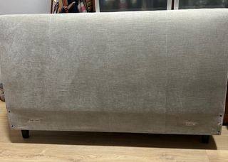 Cabecero cama 150cm beige/gris