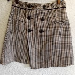 Mini Falda cuadros Zara