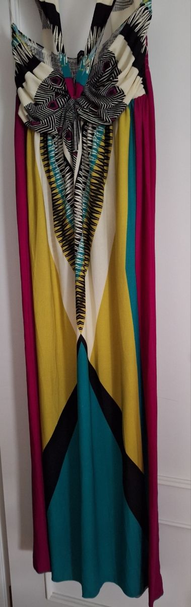 Vestido largo Cotton Club multicolor