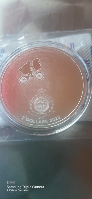 Moneda plata 999.9 ET el Extraterrestre