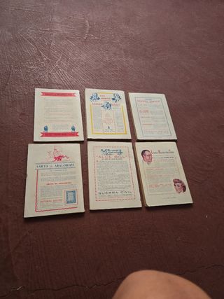 6 novelas varios autores de 1950