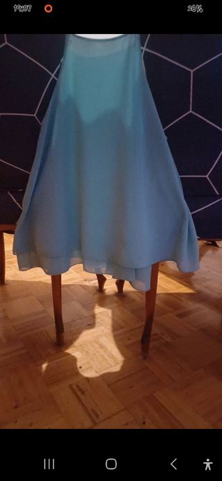 BLUSA TURQUESA HOMBROS DESCUBIERTOS HECHA EN ITALI