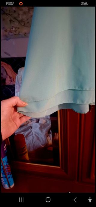 BLUSA TURQUESA HOMBROS DESCUBIERTOS HECHA EN ITALI