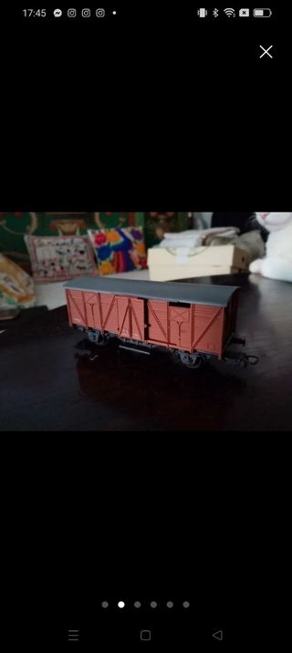 Vagón tren electrotren antiguo