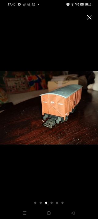 Vagón tren electrotren antiguo