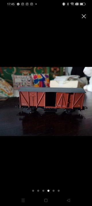 Vagón tren electrotren antiguo