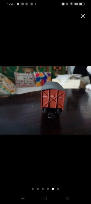 Vagón tren electrotren antiguo