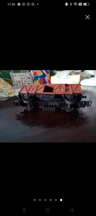 Vagón tren electrotren antiguo