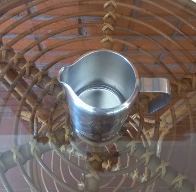 Tetera-Cafetera y Lechera Acero Bra Vintage