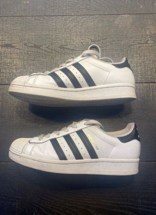 Adidas Superstar 38 Blancas y azules