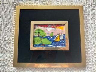 Cuadro esmalte metal - náutico