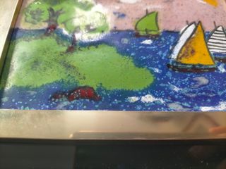 Cuadro esmalte metal - náutico