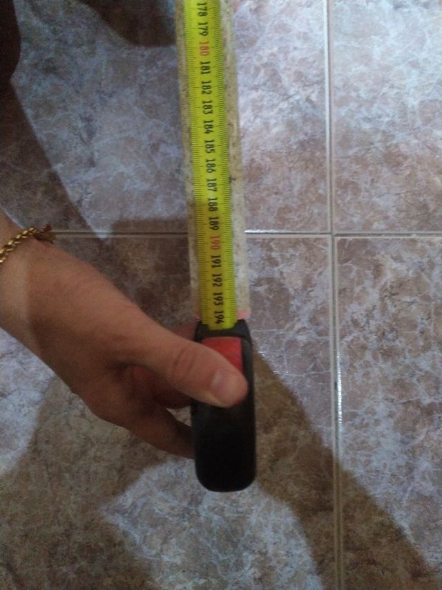 Tabla madera naranja decorativa