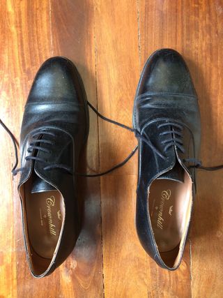Zapatos Crownhill negros - Piel hechos a mano