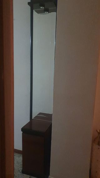 Espejo tocador madera negro