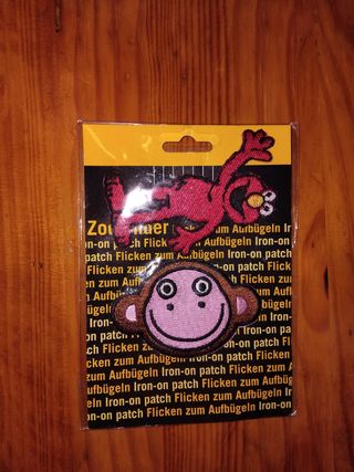 Parches termoadhesivos Elmo y mono