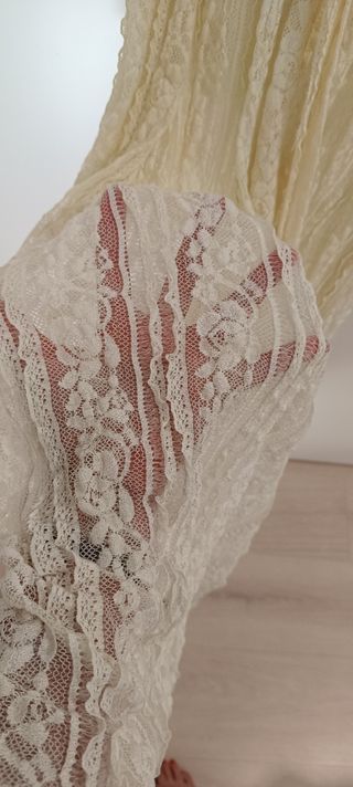 Vestido Zara beige playa