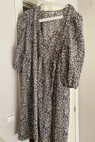 Vestido premamá cruzado L