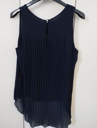 Top nero Emma Peel - elegante