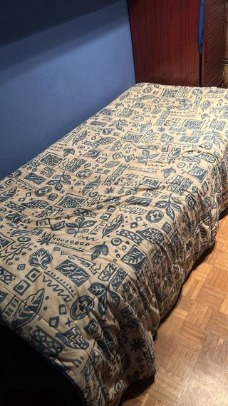 Muebles dormitorio madera y cajonera