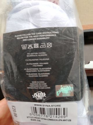 Calze SYNA bianche - Twin Pack
