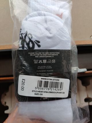 Calze SYNA bianche - Twin Pack