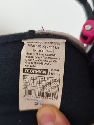 Patines Oxelo niña + protecciones