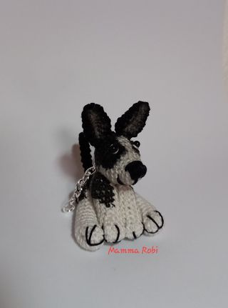 Portachiavi Cane chihuahua amigurumi