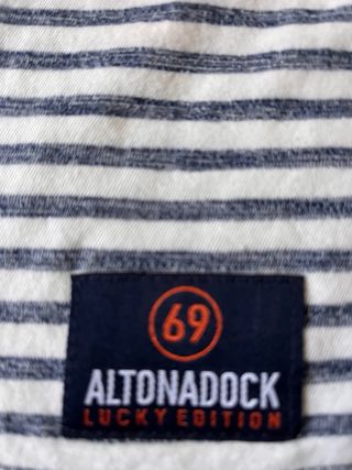 Camiseta Altonadock XL rayas azul marino