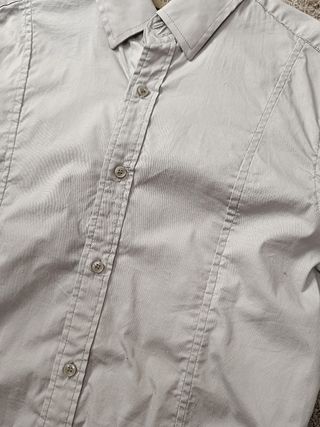 Camicia Uomo Grigia Slim Fit