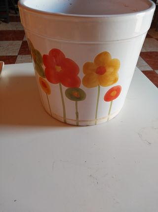 2 Macetas Cerámica - Decoración hogar