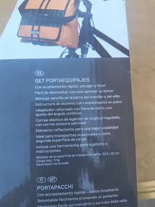 Portaequipaje Bicicleta TopMove