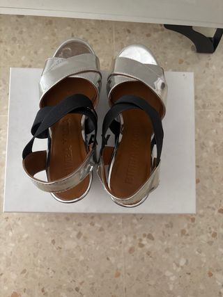 Sandalias Bimba y Lola Plata