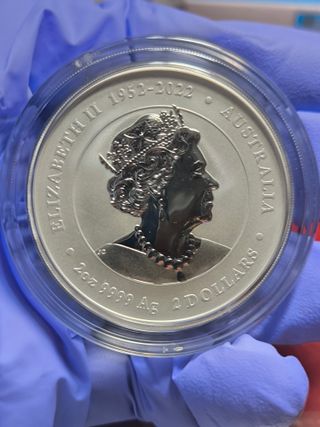 Moneda 2 Onzas Plata Lunar III Dragón 2024