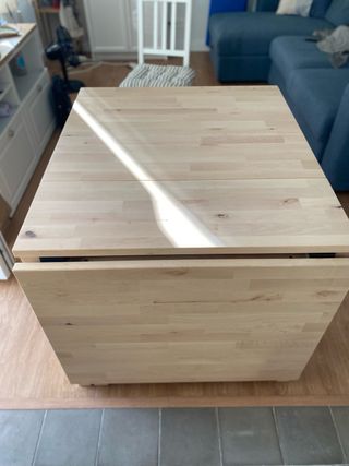 Mesa plegable de madera - extensible