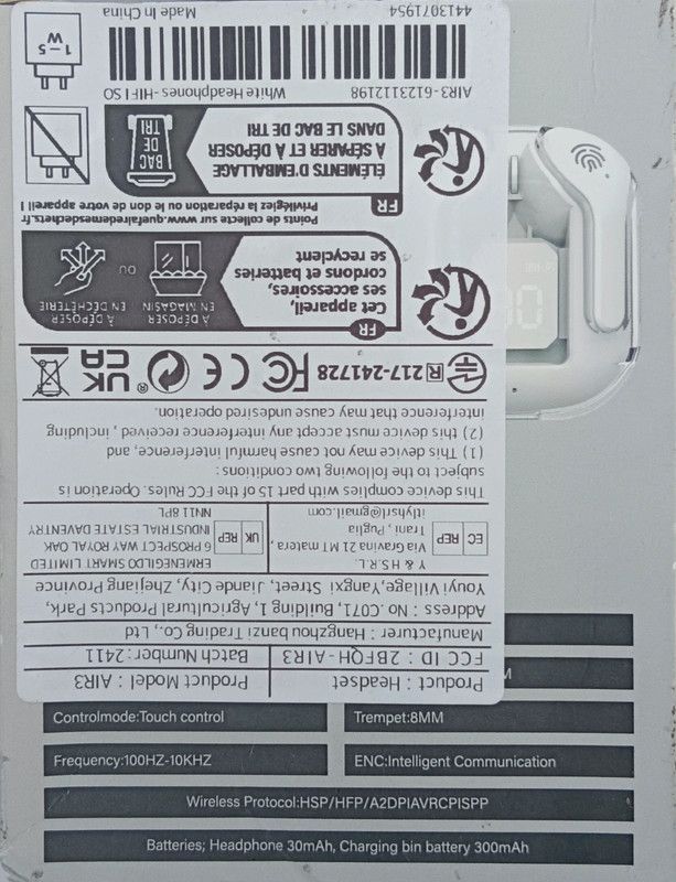 ¡¡¡-67%!!! | Airaux AI3 – Auriculares Bluetooth