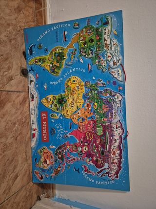 Mapa mundi imantado Jacod