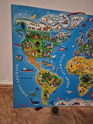 Mapa mundi imantado Jacod