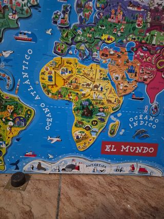 Mapa mundi imantado Jacod