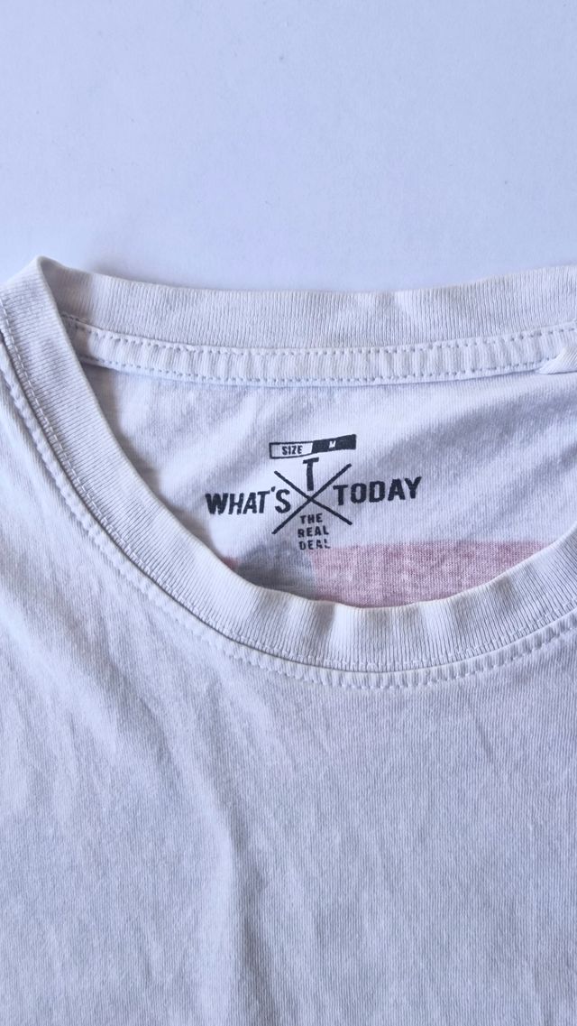 T-shirt What's Today M con stampa giapponese