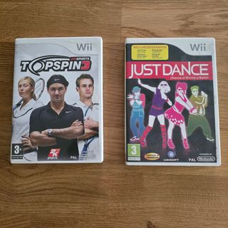 Wii: Just Dance & Top Spin 3