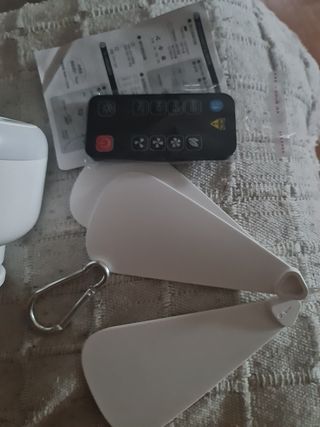 Ventilador lámpara LED blanco