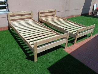 Cama individual IKEA 90cm - Madera
