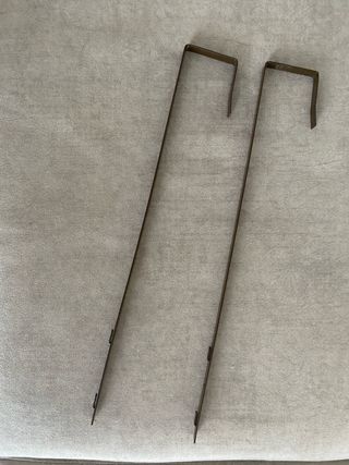 Espejo madera marrón para puerta o pared. Nuevo.