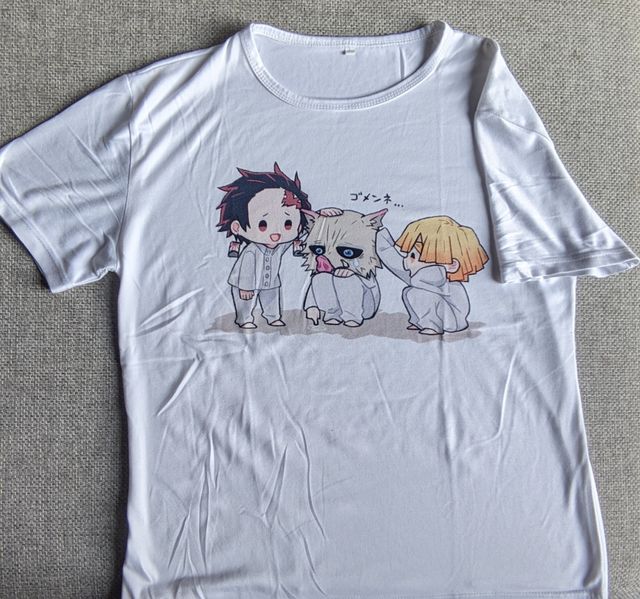 Camiseta Demon Slayer: Tanjiro, Inosuke, Zenitsu