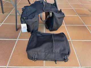 Alforjas bici. Marca Ros. Bolsa superior.